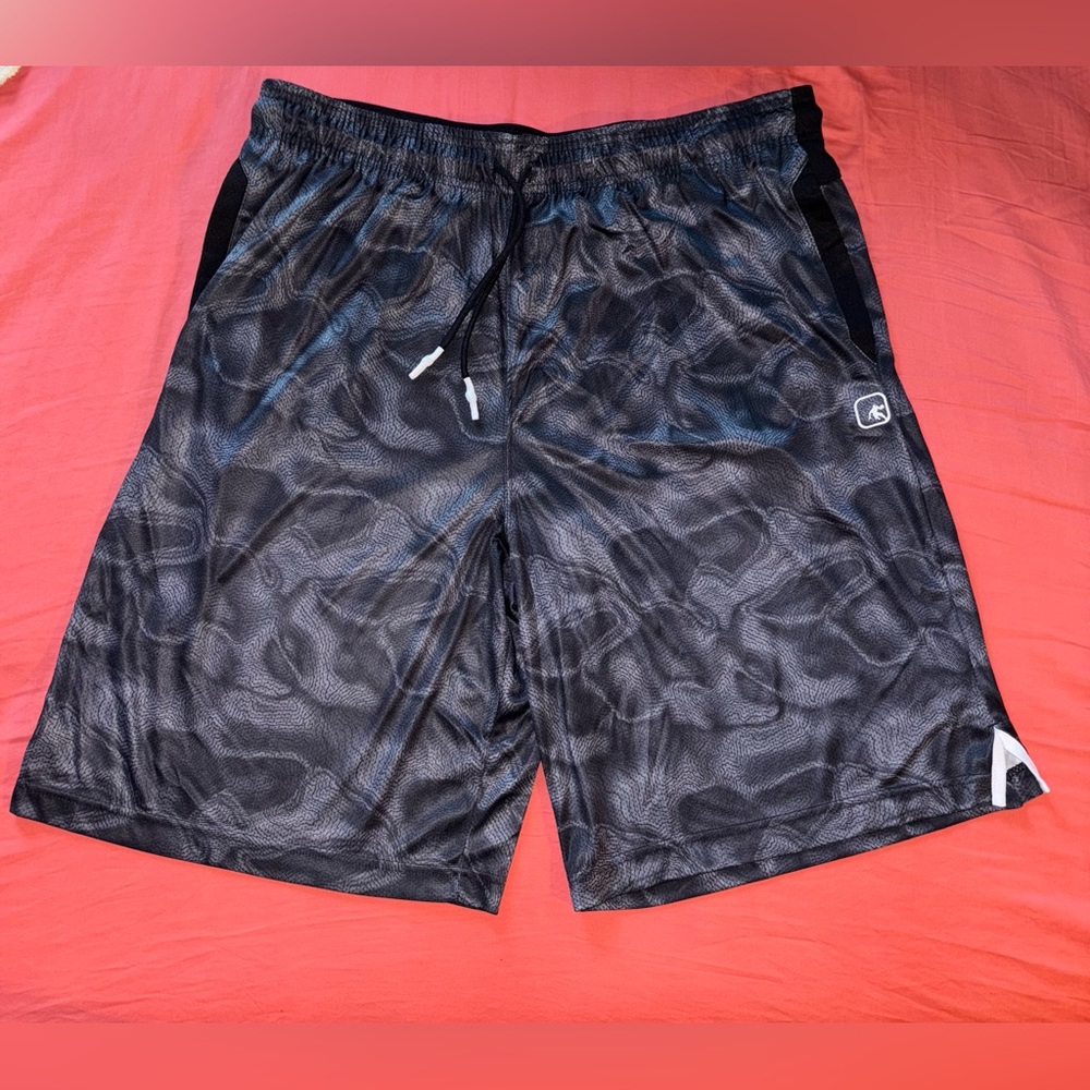 AND1 Black and Gray Athletic Shorts -